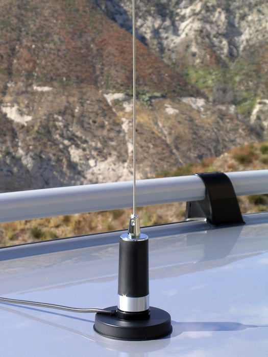 Tram® 5-Inch Tri-Magnet CB Antenna Mount with Rubber Boots and 18-Foot RG58A/U Coaxial Cable Tram® 5-Inch Tri-Magnet CB Antenna Mount with Rubber Boots and 18-Foot RG58A/U Coaxial Cable